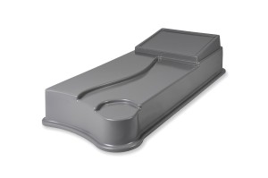 Nagrobek plastikowy - pomnik HARMONY szary