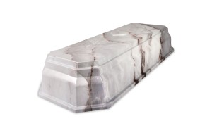 Pomnik plastikowy Royal Serce biały Onyx