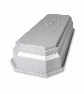 Pomnik plastikowy Royal Serce szary