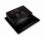 Pomnik plastikowy nagrobek mały urnowy lub dziecięcy TEMPUS czarny