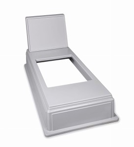 Nagrobek plastikowy - pomnik MEMENTO szary